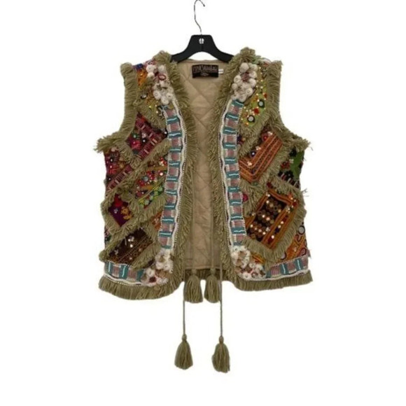 Vipulshah Jackets & Blazers - Vipul Shah Chic Bollywood Designer Banjara Vest